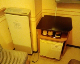 ホテル リステル新宿客室内の冷蔵庫