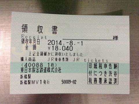 JR新橋駅で購入した切符でJR東京駅からJR広島駅に新幹線のぞみ23号で移動