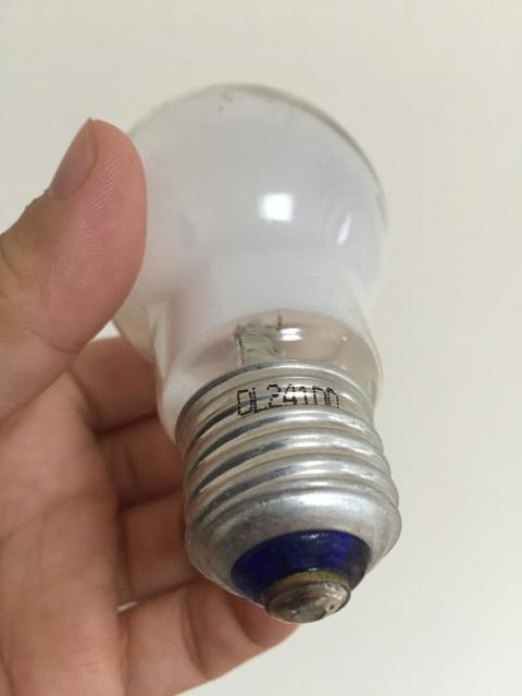 東京のアパートの風呂場の電球を交換した時のメモ
