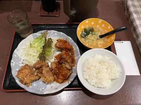からあげのすたみな亭 カラアゲの甘辛ソース定食（小）を食べた感想