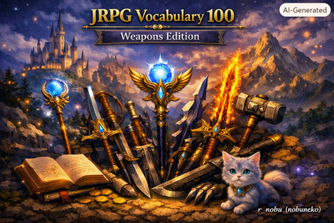 JRPG Vocabulary 100: Weapons｜Learn Essential Fantasy Weapon Terms