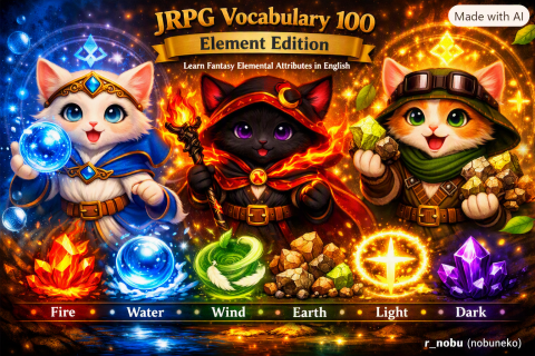 JRPG Vocabulary 100: Element Edition | Learn Fantasy Elemental Attributes in English