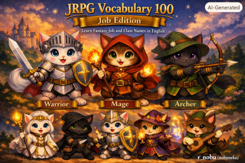 JRPG Vocabulary 100: Job Edition | Learn Fantasy Job and Class Names in English