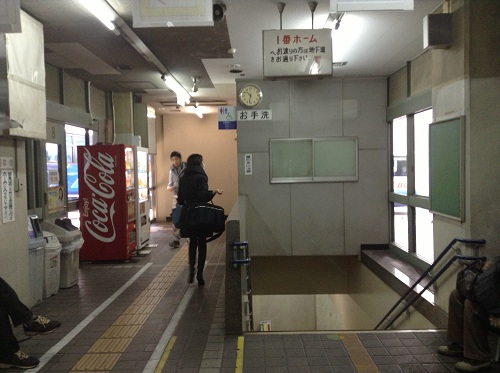 県営バス長崎ターミナルの中にあるトイレ（お手洗い）