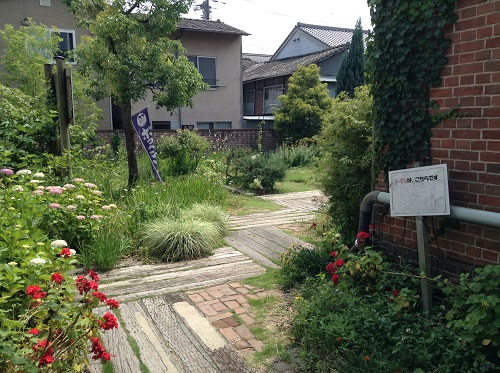 おおず赤煉瓦館（愛媛県大洲市大洲60番地）の庭