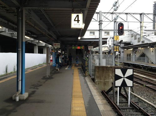 JR熊本駅4番ホーム