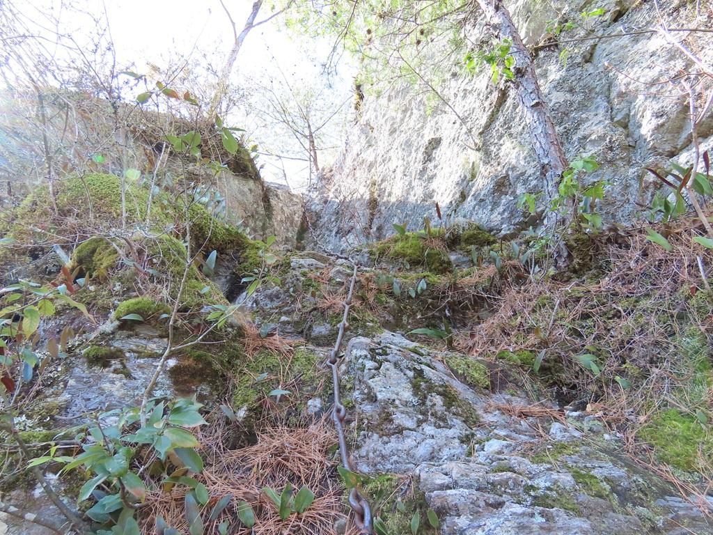 広田石鎚(総津権現山)27:三の鎖