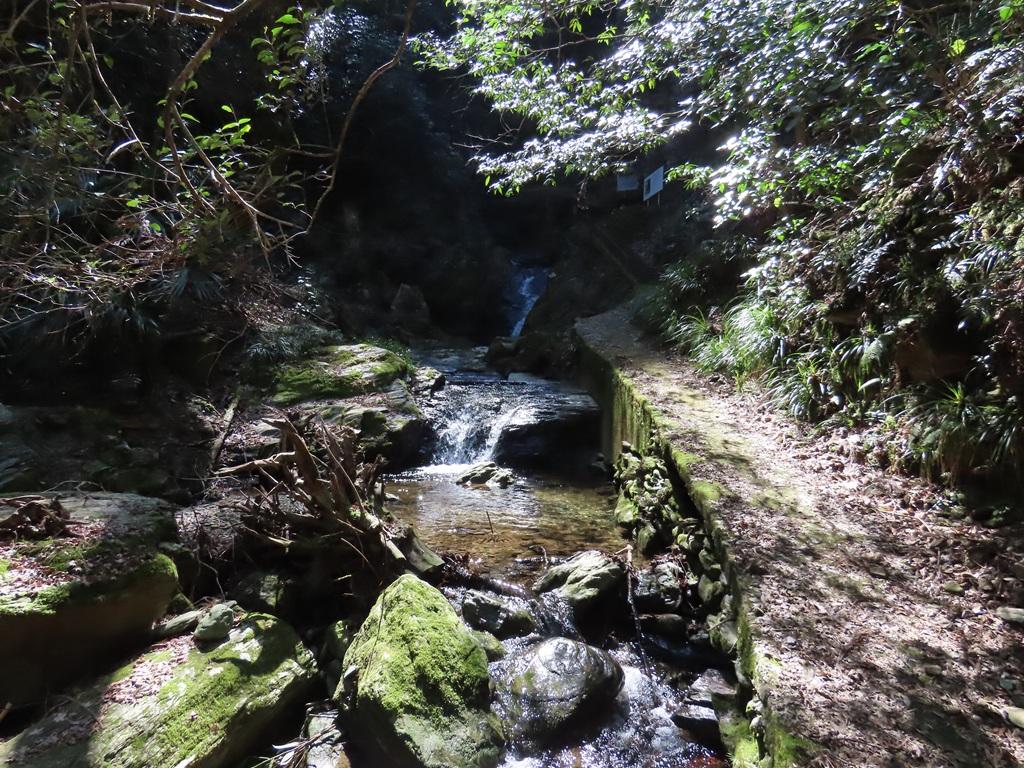豊峰神社境内4:白糸の滝に向かう道