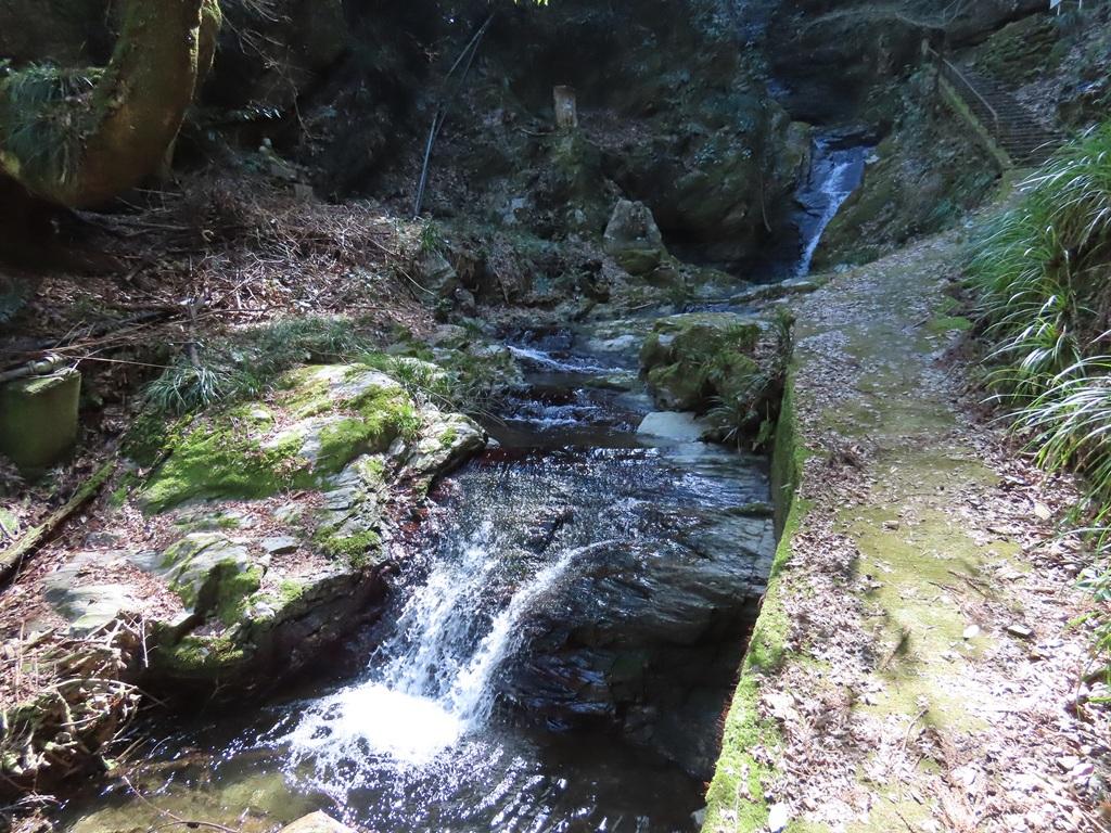 豊峰神社境内6:白糸の滝に向かう道