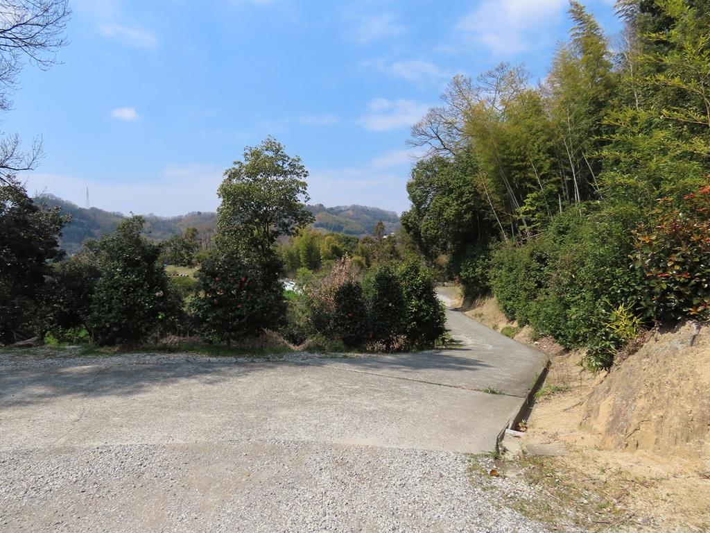 松山神社 裏参道 下り道