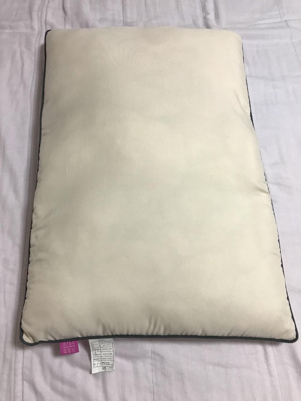 1年間使用したハルカスタイルの枕