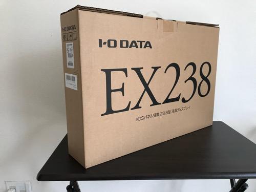 I-O DATA EX238（23.8型液晶ディスプレイ）の箱