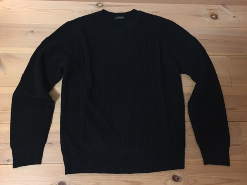 2017年のコムサイズムのメンズMサイズの福袋のセーター