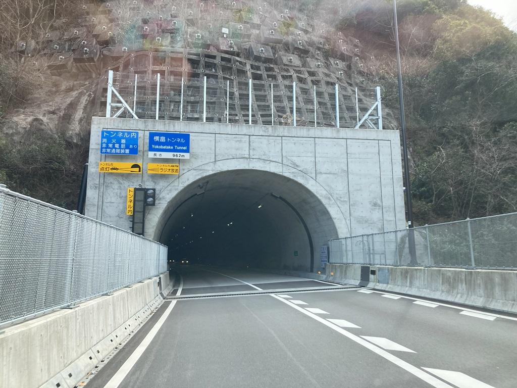 国道33号 横畠トンネル 愛媛側（前方：高知方面）